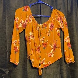 Never worn off the shoulder blouse